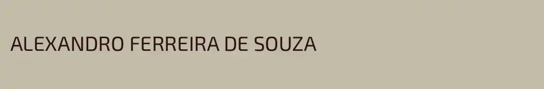 ALEXANDRO FERREIRA DE SOUZA